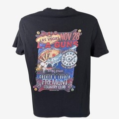 Irregular L.A. Guns Band Black Shirt Dragon Livestream Las Vegas Mens Size Med