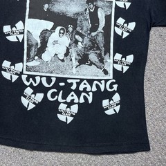 Vintage 1990s Wu Tang Clan 36 Chambers Of Death Promo Rap T-Shirt Sz L
