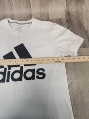 Adidas The GoTo Performance Tee Men’s White Graphic T Shirt Size SMALL ClimaLite