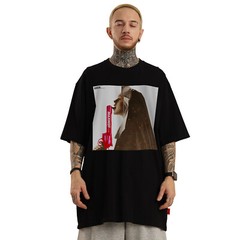 MFCT Men’s Streetwear Artwork Graphic Tee Crewneck Half Sleeves T-shirt