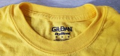 10 Count Yellow Gildan Dryblend T-Shirts. Med 50% Cotton/ Poly Several Available