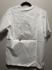 NWT NIEPCE White Tiger Embroidered T-Shirt White M Japanese Streetwear KH-802