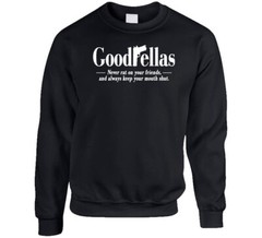 Goodfellas Never Rat On Your Friends Mafia Movie Fan T Shirt