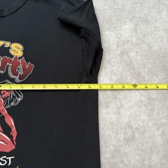 Vintage Rudy’s Sin Party Shirt Mens M Angel Devil Pinup Biker Largo FL