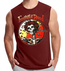 Grateful Dead Rock Band Men’s Muscle Shirt (Multiple Colors)