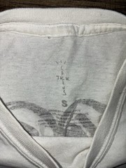 Travis Scott T-Shirt Sz Manifest Rap Fragment Collab Cactus Jack-pit stains