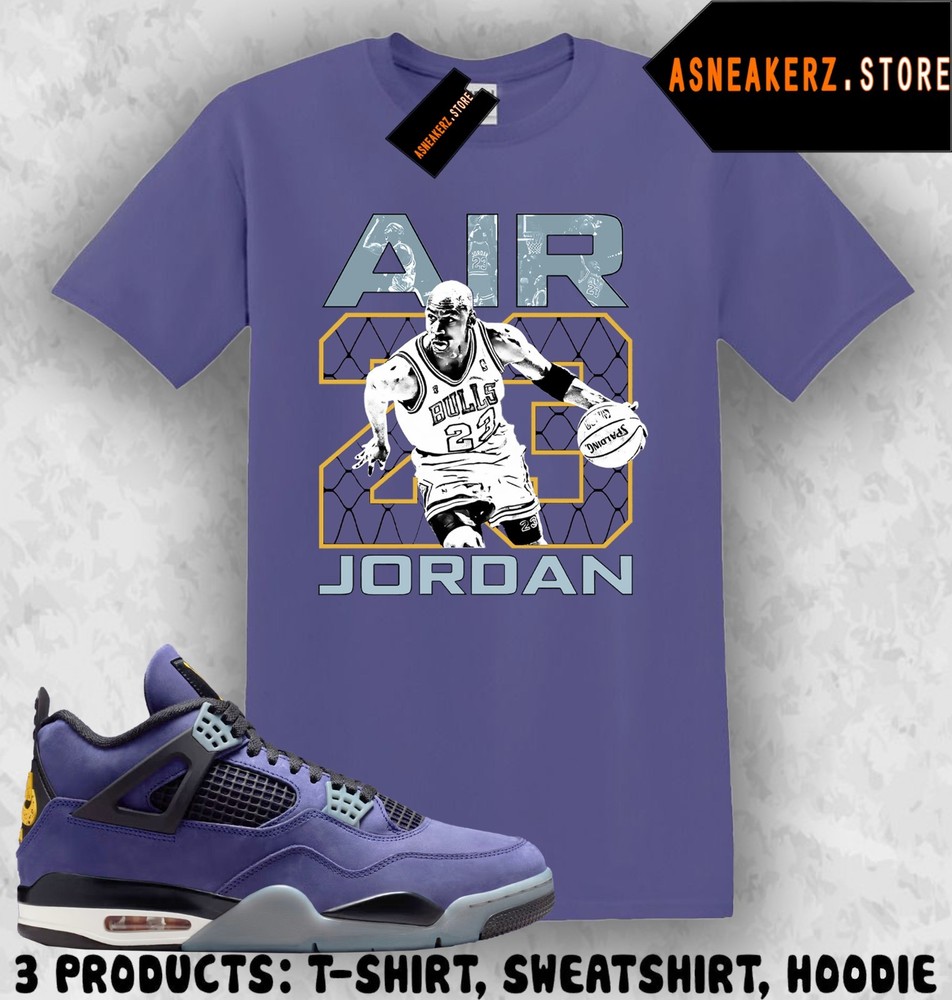 Shirt Matching AJ 4 Lakers Lakeshow 2026 Match Sneaker Vintage Air MJ 23 T-Shirt