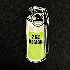 7.62 Design Military Graphic Large T-shirt, Black, “Unexpected Company” EUC