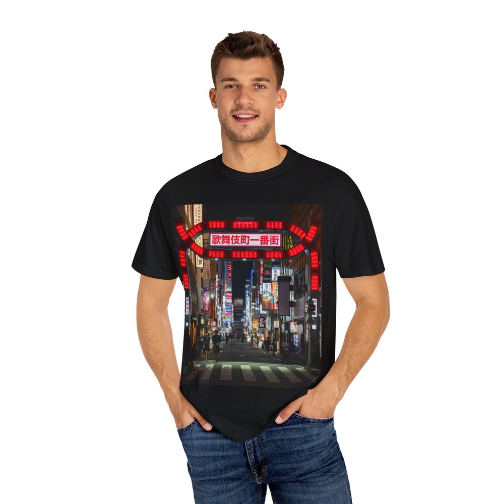 City Lights Graphic T-Shirt, Streetwear, Urban Fashion, Gift for Travelers,