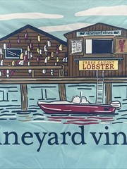 Vineyard Vines Men’s Medium Dockside Lobster Island Paradise Short Sleeve NWT