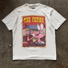 PINK PANTHER X PULP FICTION PARODY RETRO GRAPHIC UNISEX T-SHIRT S-5XL