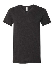 BELLA + CANVAS Unisex Heather CVC V-Neck Tee – 3005CVC