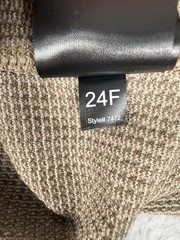 KUHL Konflikt Henley Shirt Mens Large Brown Waffle Knit Thermal Long Sleeve 7472