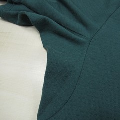 Lululemon Shirt Mens Extra Large Green Long Curved Hem Tech Performance Stretch