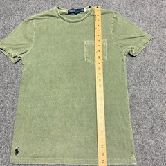 Polo Ralph Lauren T-Shirt Men M Green Custom Slim Fit Jersey Pocket Short Sleeve