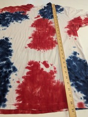 WRV Wave Riding Vehicles Patriotic Tie Dye T-Shirt Men’s XL Red White Blue