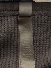 SKIMS $72 Grey Waffle Classic Long Sleeve T-Shirt Men’s Size Medium Preppy