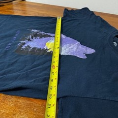 Great wolf lodge navy blue t shirt mens large cotton