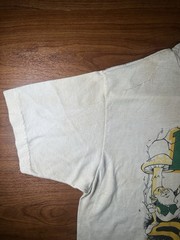 Vintage 80s Ireland Slainte Leprechaun Mushroom T Shirt Mens M Distressed 15