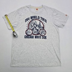 Homage Vintage-Inspired Graphic Tshirt 1914 Chicago White Sox World Tour Mens XL