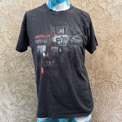 Berlin Graphic T-Shirt Fruit Of The Loom Medium Black Germany Travel Tee Urban