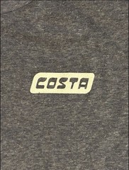 Costa Del Mar Classic Emblem T Shirt Men’s Large Gray Short Sleeve Brand New