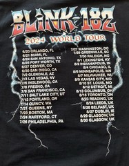 Blink 182 2024 World Tour One More Time Shirt Large New Official Merchandise