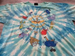 The Beatles Yellow Submarine T-Shirt Vintage (Liquid Blue, 2004)