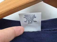Vintage Pluma Long Sleeve Navy Blue Blank T Shirt Men’s Size XL Made in USA