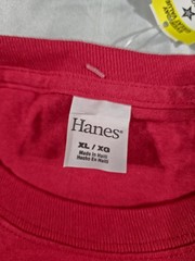 Georgia Bulldogs Men Shirt XL Red Short Sleeve Crew Neck Solid Hanes New