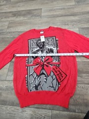 Star Wars Carbon Gift Red Christmas Sweater Sz XL Han Solo Boba Jabba NWT