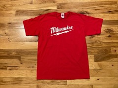 Milwaukee Tools “Smooth From The Start” Red Short Sleeve Work T-Shirt Mens Large