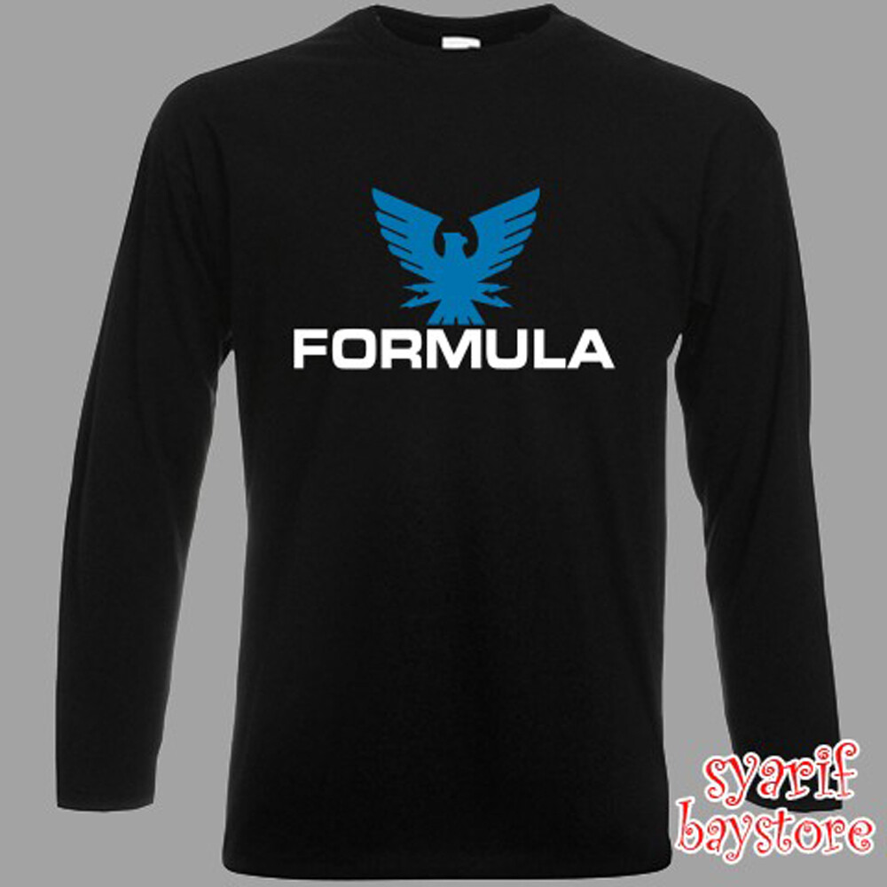 Formula Boats Speed Powerboat Automotive Long Sleeve Black T-Shirt Size S to 2XL