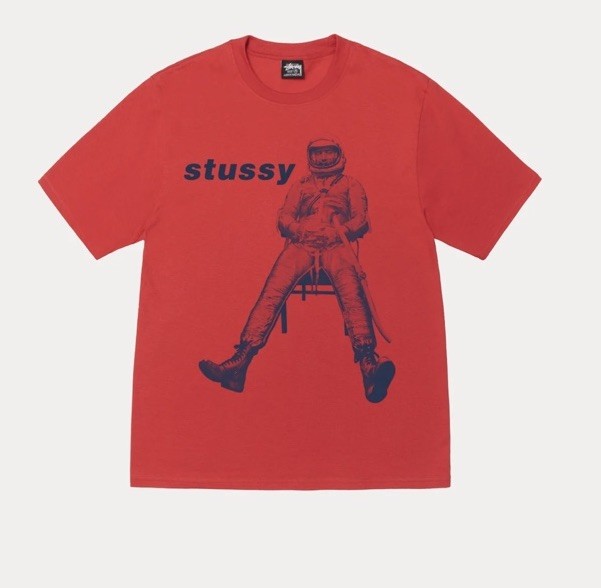 Stussy Astronaut Tee Large Cayenne New With Tags