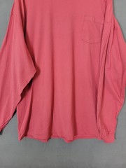 Hanes ComfortWash Garment Dyed Long Sleeve T-Shirt Front Pocket 3XL