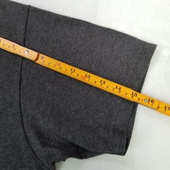 Shaka Active Men’s Dark Gray Soft Spun Cotton Crew Neck Basic T-Shirt Size XL