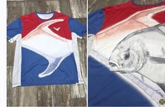 Reel Legends Shirt Adult Extra Large Short Sleeve Fishing Fish Polyester