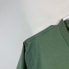 Mack Weldon Shirt Mens Small Green Pima Cotton Long Sleeve Crewneck Tagless Tee