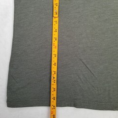 Unbranded Men’s Gray Crew Neck Short Sleeve Basic Shirt Classic Casual