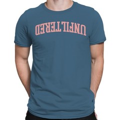 Unfiltered Bold Pink Arch Text Men’s T-Shirt