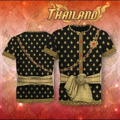 Asian T-shirt for men and Women Thai TraditionalOpens in a new window or tab Bra