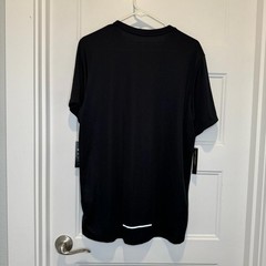 Nike Black Running Men’s Dri-Fit Miler Flash Short Sleeve Tee Shirt Size XL NWT