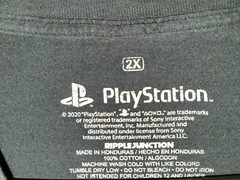 ADULT PLAYSTATION T SHIRT VIDEO GAME CONTROLLER BUTTON DESIGN LOGO SIZE XXL 2X