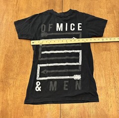 Of Mice And Men Band T-Shirt Small 2010-2013