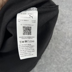 PUMA BMW Shirt Mens Small Black Short Sleeve Crew Neck Motorsport Graphic Print