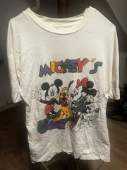 VTG DISNEY MICKEY’S FRIENDS T-SHIRT MENS LARGE AOP 80s 90s