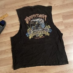 West Coast Choppers CFL Jesse Who Tank Top Long Beach UNI Rare Vintage 3 XL