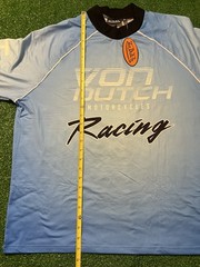 Von Dutch brand long-sleeve motorcycle jersey black Men’s Size 1xL NWT
