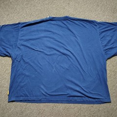 Vintage FUBU Shirt Men 6X Blue Fat Albert Junkyard Gang Graphic Distressed Y2K