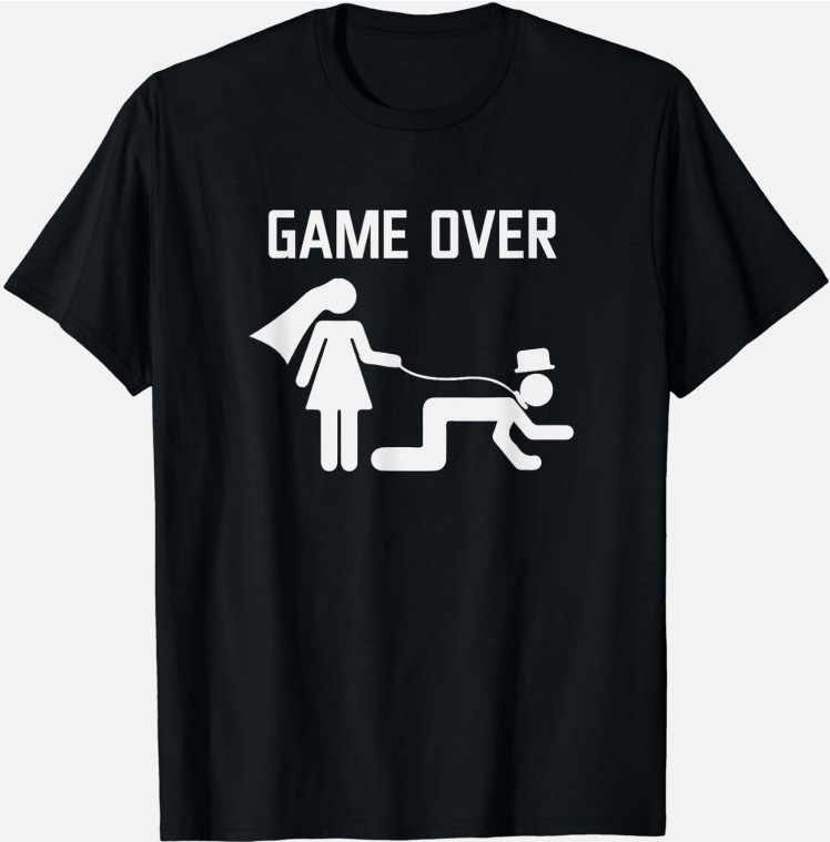 Funny Bride Groom Wedding Bachelor Bachelorette Party Unisex T-Shirt